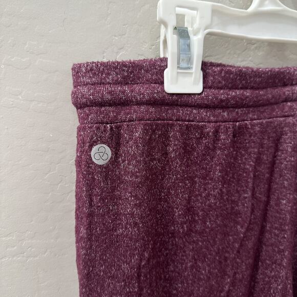 Zella Heathered Maroon Joggers - Picture 6 of 7